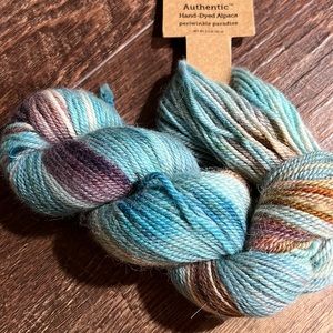 Baby Alpaca Hand Dyed Yarn, Periwinkle Paradise, New, So Soft & Beautifu…